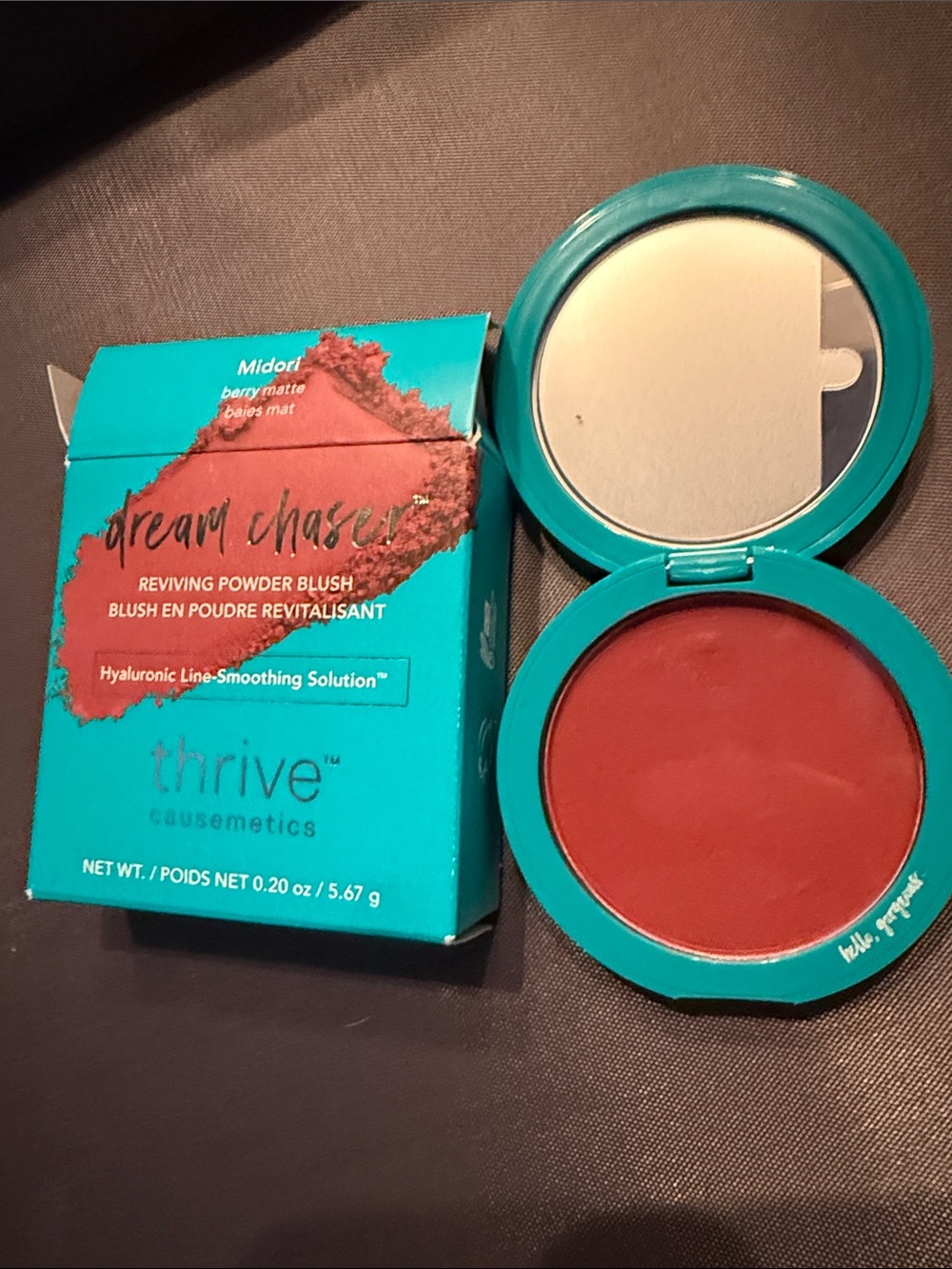 *NIB .20oz* Midori- thrive causemetics Dream Chaser Reviving Powder Blush